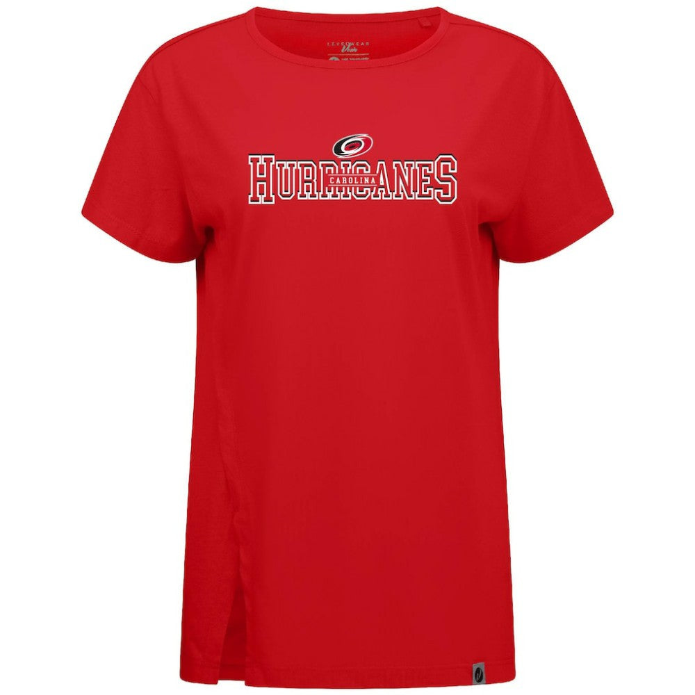 Carolina Hurricanes Levelwear Women's Influx Journey T-Shirt - Red - NHL