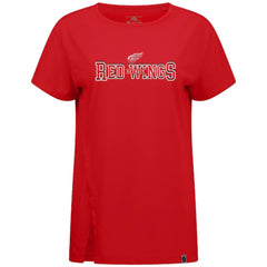 Detroit Red Wings Levelwear Women's Influx Journey T-Shirt - Red - NHL