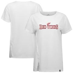 Detroit Red Wings Levelwear Women's Influx Journey T-Shirt - White - NHL