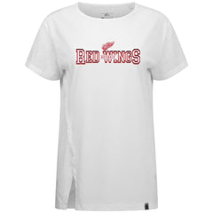 Detroit Red Wings Levelwear Women's Influx Journey T-Shirt - White - NHL