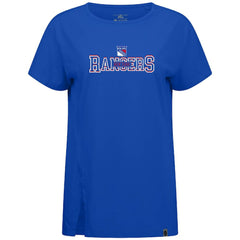 New York Rangers Levelwear Women's Influx Journey T-Shirt - Royal - NHL