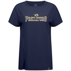Nashville Predators Levelwear Women's Influx Journey T-Shirt - Navy - NHL
