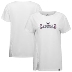 Washington Capitals Levelwear Women's Influx Journey T-Shirt - White - NHL