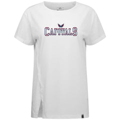 Washington Capitals Levelwear Women's Influx Journey T-Shirt - White - NHL