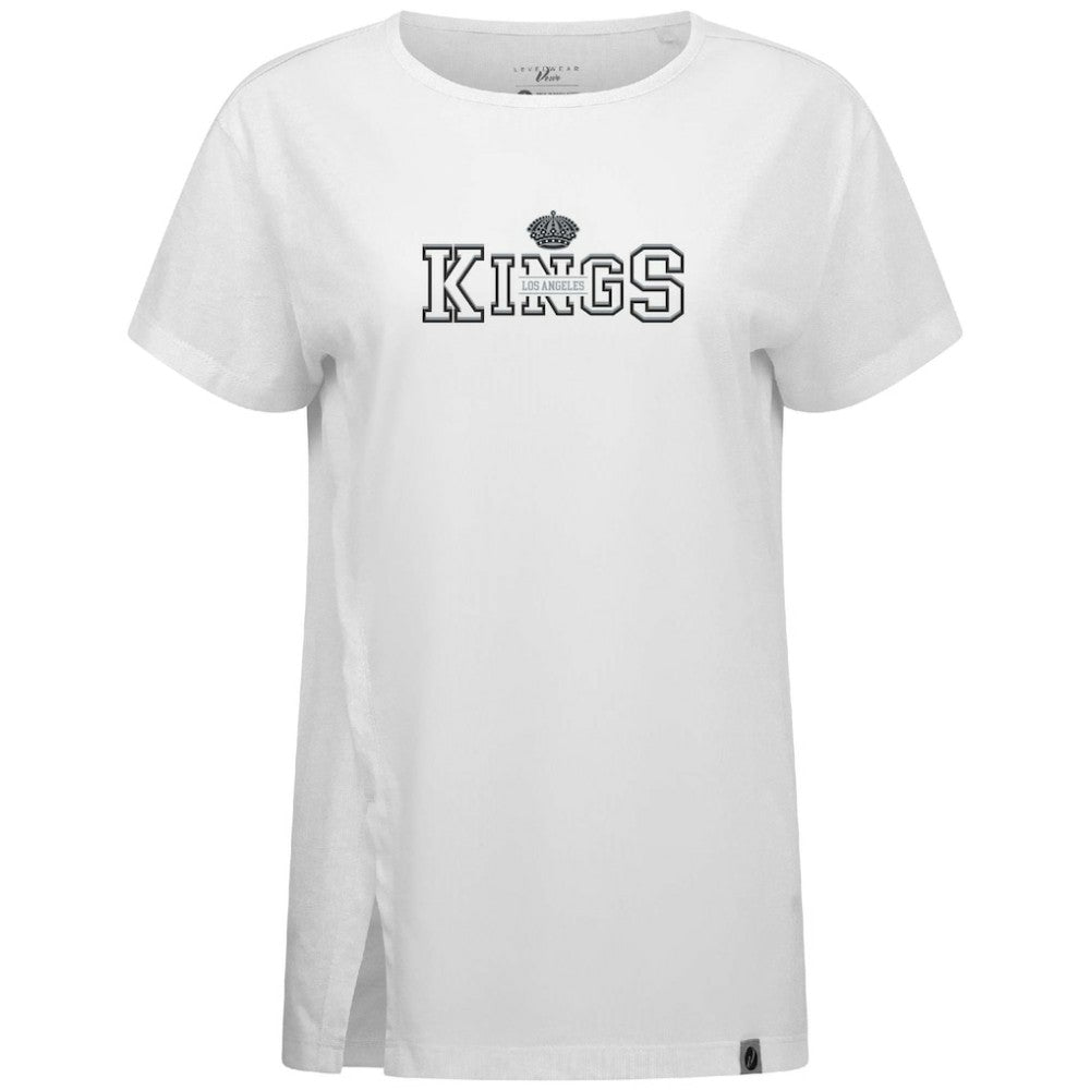 Los Angeles Kings Levelwear Women's Influx Journey T-Shirt - White - NHL