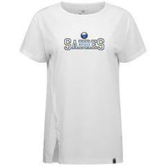 Buffalo Sabres Levelwear Women's Influx Journey T-Shirt - White - NHL
