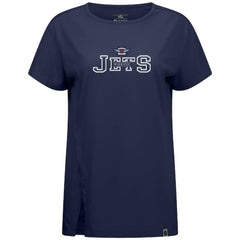 Winnipeg Jets Levelwear Women's Influx Journey T-Shirt - Navy - NHL