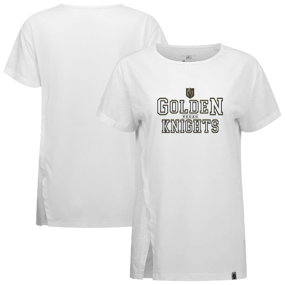 Vegas Golden Knights Levelwear Women's Influx Journey T-Shirt - White - NHL