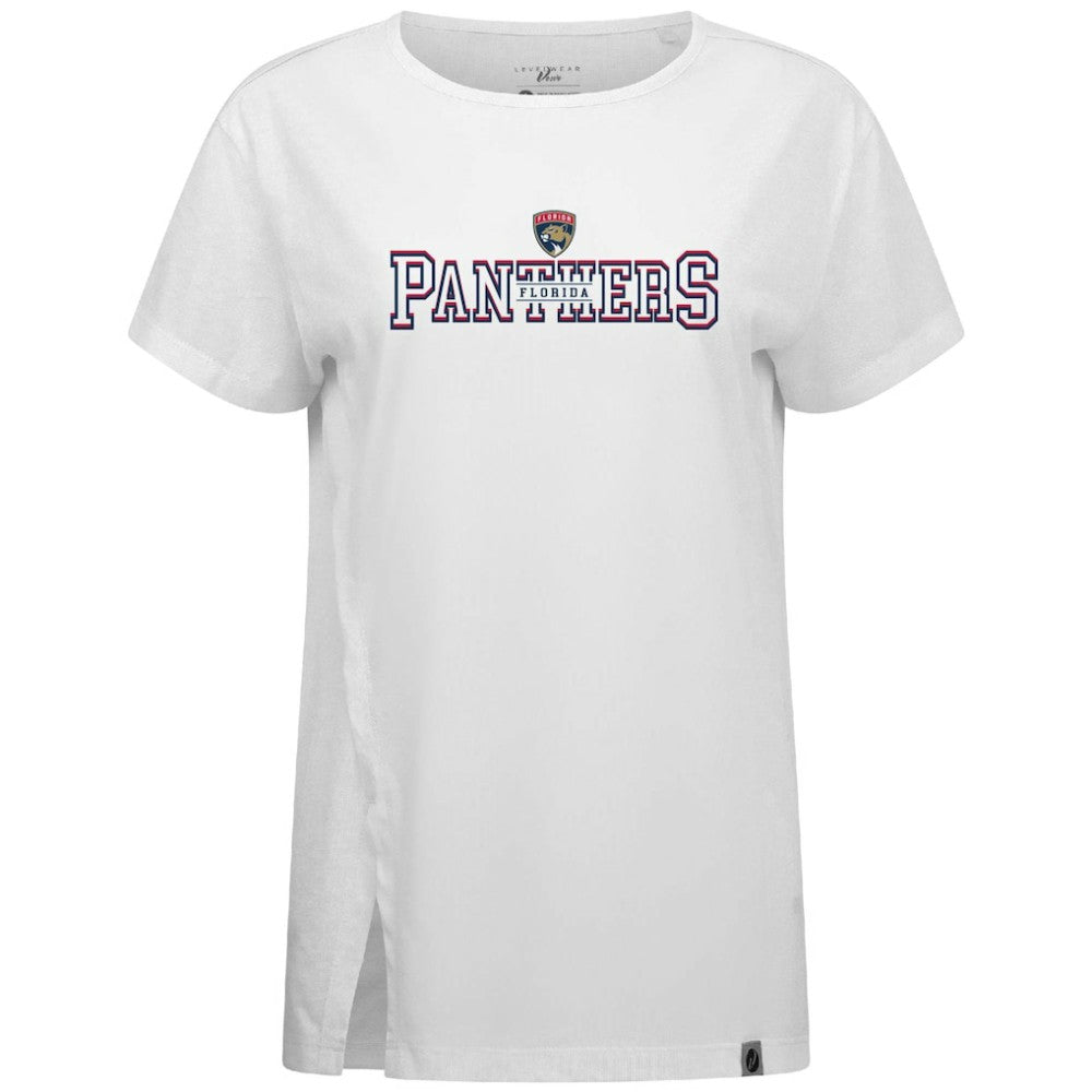 Florida Panthers Levelwear Women's Influx Journey T-Shirt - White - NHL
