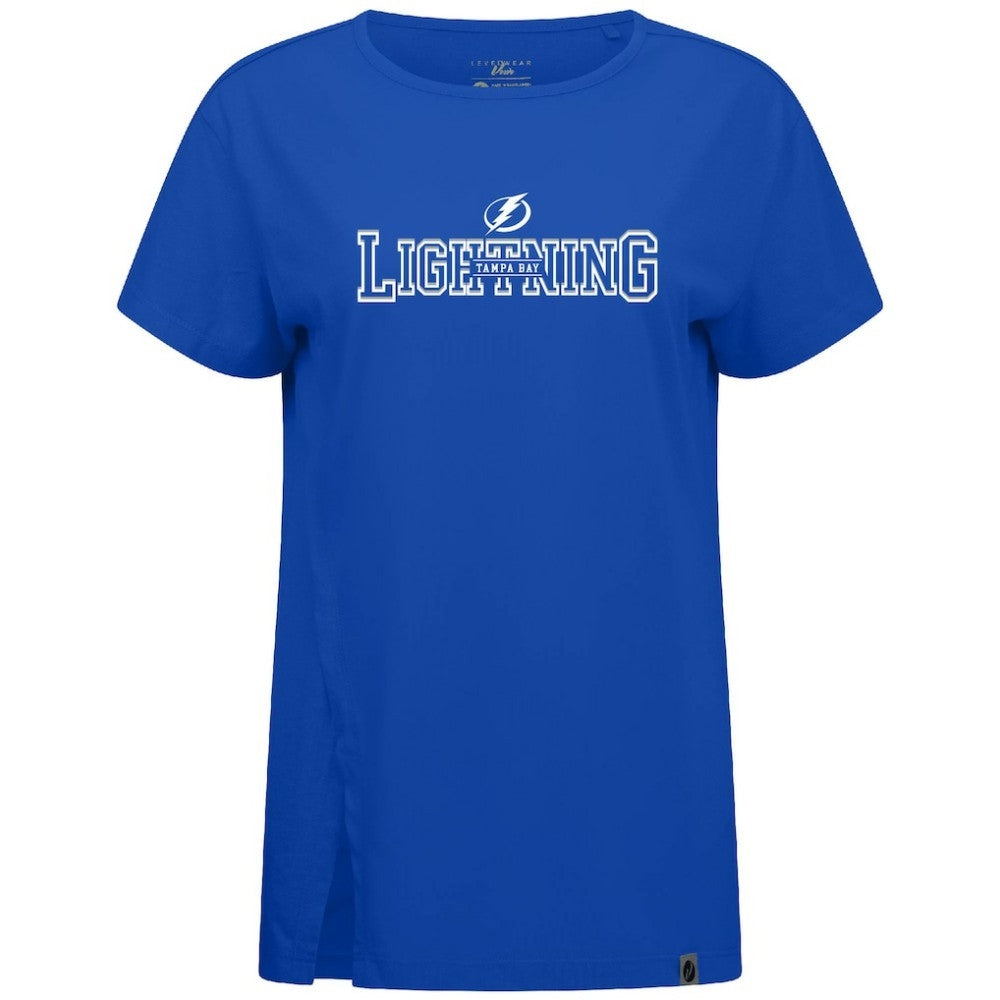 Tampa Bay Lightning Levelwear Women's Influx Journey T-Shirt - Royal - NHL