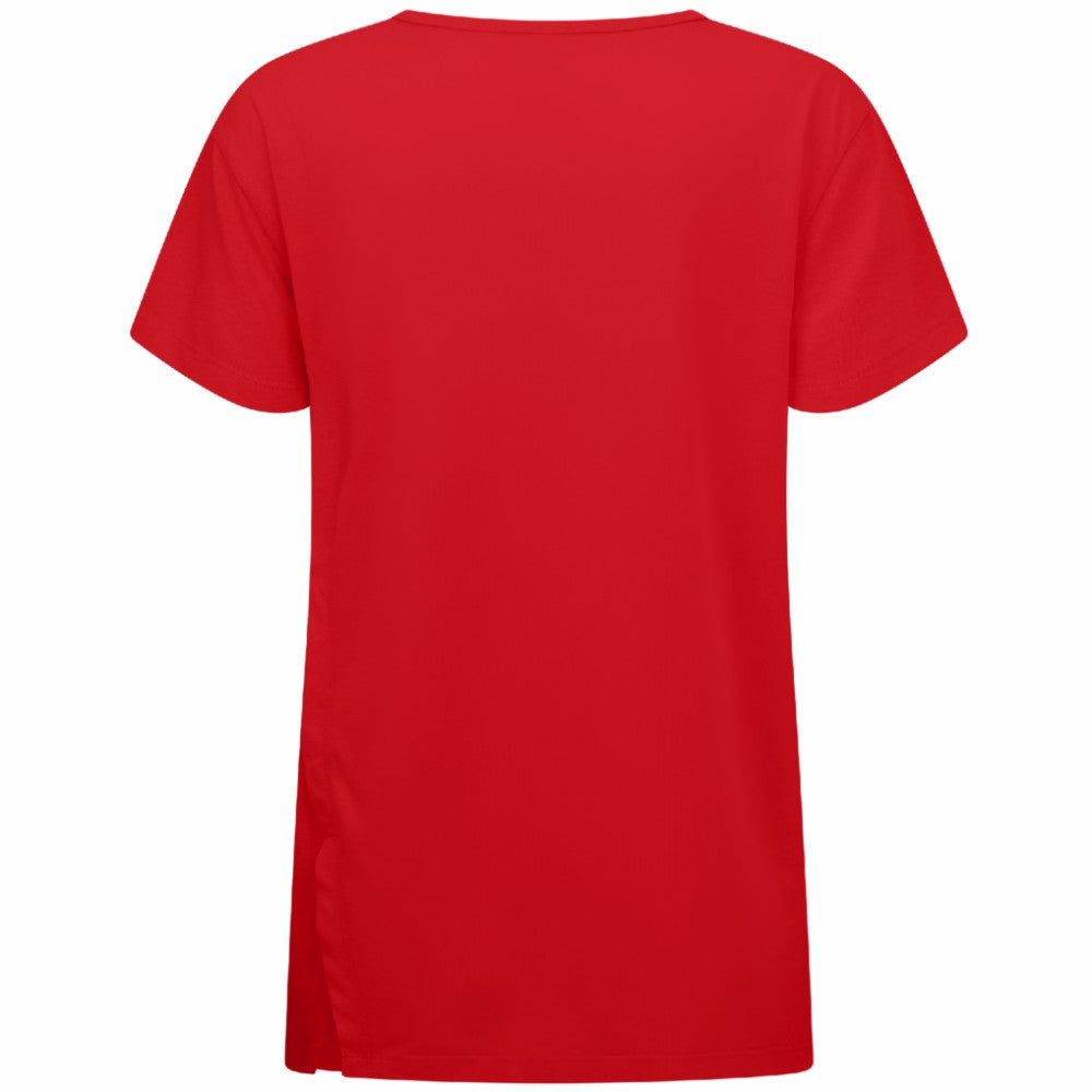 New Jersey Devils Levelwear Women's Influx Banner Arch T-Shirt - Red - NHL