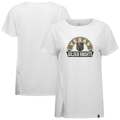 Vegas Golden Knights Levelwear Women's Influx Banner Arch T-Shirt - White - NHL