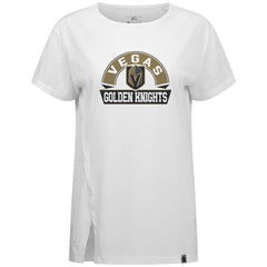 Vegas Golden Knights Levelwear Women's Influx Banner Arch T-Shirt - White - NHL