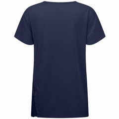 Edmonton Oilers Levelwear Women's Influx Banner Arch T-Shirt - Navy - NHL