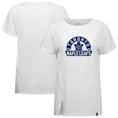 Toronto Maple Leafs Levelwear Women's Influx Banner Arch T-Shirt - White - NHL