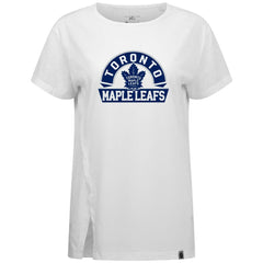 Toronto Maple Leafs Levelwear Women's Influx Banner Arch T-Shirt - White - NHL