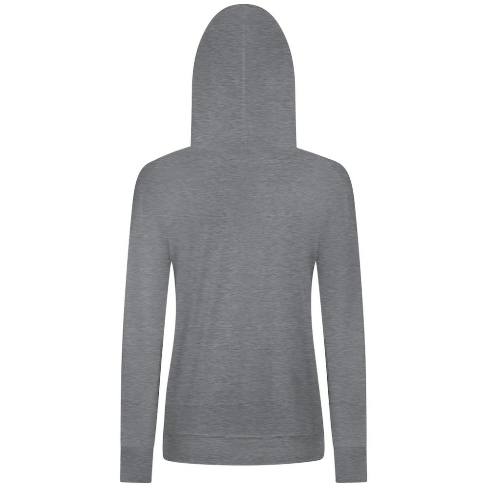 Pittsburgh Penguins Levelwear Women's Relay Banner Arch Pullover Hoodie - Gray - NHL