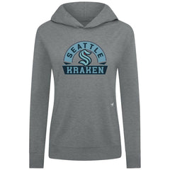 Seattle Kraken Levelwear Women's Relay Banner Arch Pullover Hoodie - Gray - NHL