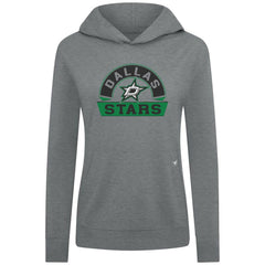 Dallas Stars Levelwear Women's Relay Banner Arch Pullover Hoodie - Gray - NHL
