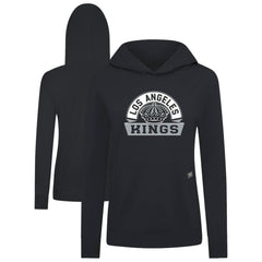 Los Angeles Kings Levelwear Women's Relay Banner Arch Pullover Hoodie - Black - NHL