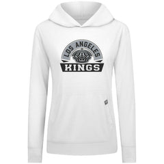 Los Angeles Kings Levelwear Women's Relay Banner Arch Pullover Hoodie - White - NHL