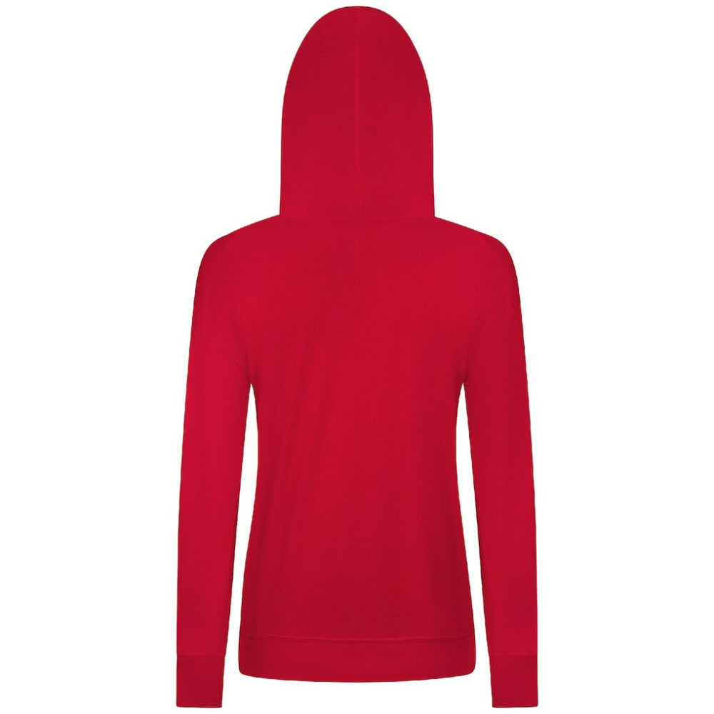 Carolina Hurricanes Levelwear Women's Relay Banner Arch Pullover Hoodie - Red - NHL