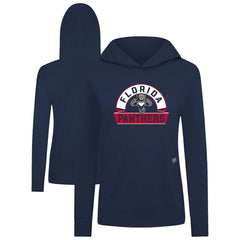 Florida Panthers Levelwear Women's Relay Banner Arch Pullover Hoodie - Navy - NHL