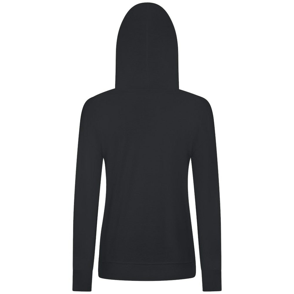 Pittsburgh Penguins Levelwear Women's Relay Banner Arch Pullover Hoodie - Black - NHL