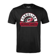 Carolina Hurricanes Levelwear Richmond Banner Arch T-Shirt - Black - NHL
