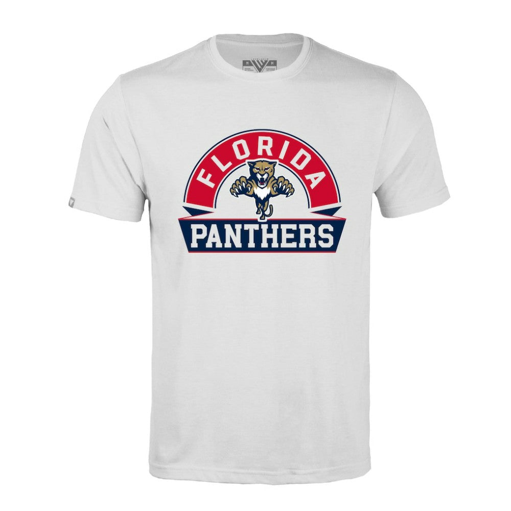 Florida Panthers Levelwear Richmond Banner Arch T-Shirt - White - NHL