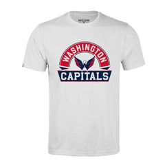 Washington Capitals Levelwear Richmond Banner Arch T-Shirt - White - NHL