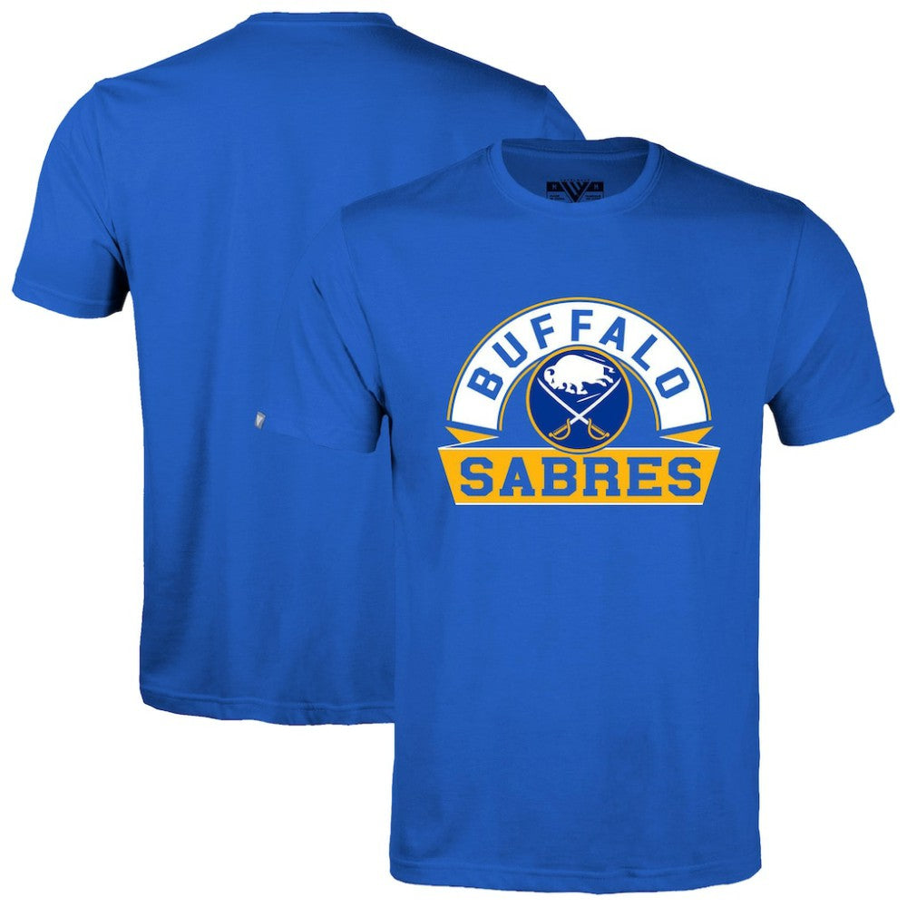 Buffalo Sabres Levelwear Richmond Banner Arch T-Shirt - Royal - NHL