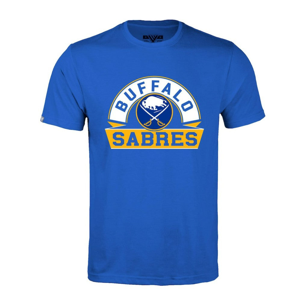 Buffalo Sabres Levelwear Richmond Banner Arch T-Shirt - Royal - NHL