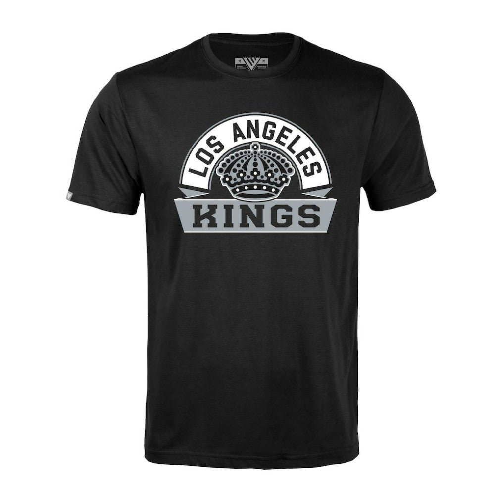 Los Angeles Kings Levelwear Richmond Banner Arch T-Shirt - Black - NHL