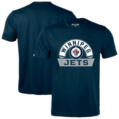 Winnipeg Jets Levelwear Richmond Banner Arch T-Shirt - Navy - NHL