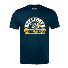 Nashville Predators Levelwear Richmond Banner Arch T-Shirt - Navy - NHL