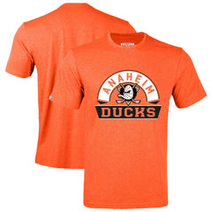 Anaheim Ducks Levelwear Richmond Banner Arch T-Shirt - Heather Orange - NHL