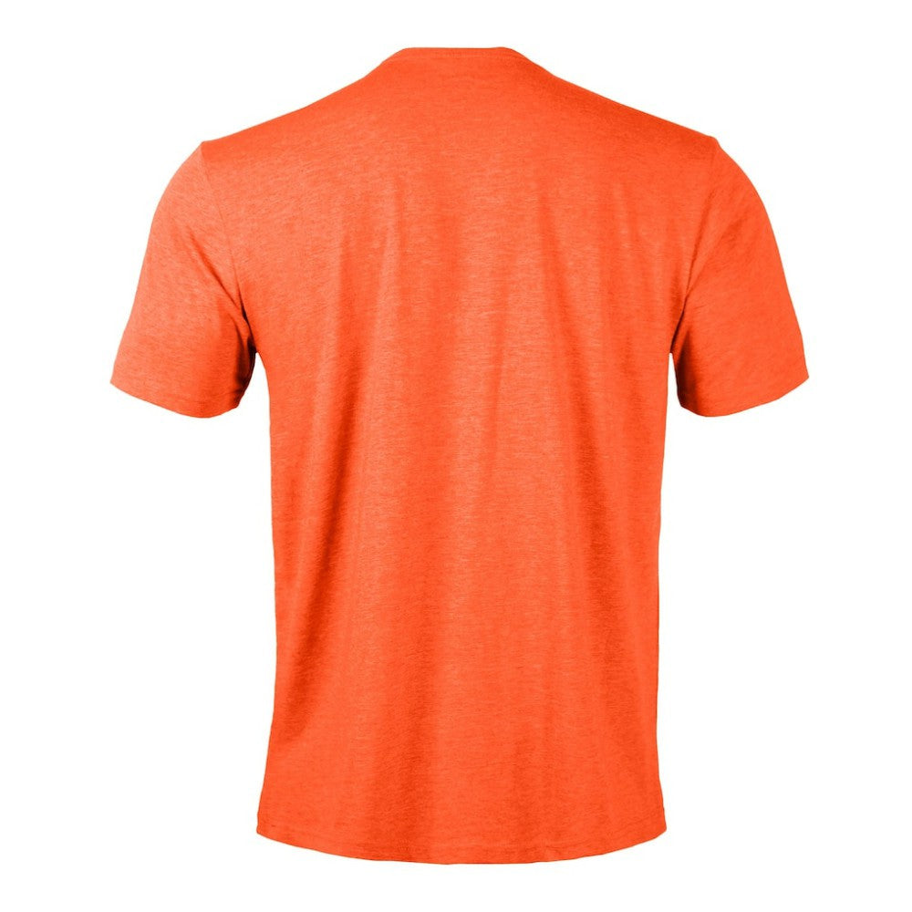 Anaheim Ducks Levelwear Richmond Banner Arch T-Shirt - Heather Orange - NHL