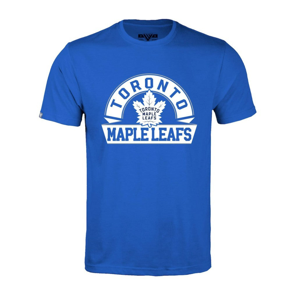 Toronto Maple Leafs Levelwear Richmond Banner Arch T-Shirt - Royal - NHL