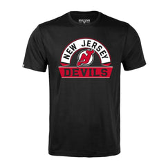 New Jersey Devils Levelwear Richmond Banner Arch T-Shirt - Black - NHL