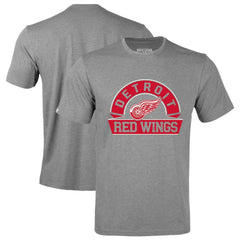 Detroit Red Wings Levelwear Richmond Banner Arch T-Shirt - Gray - NHL