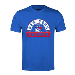 New York Rangers Levelwear Richmond Banner Arch T-Shirt - Royal - NHL