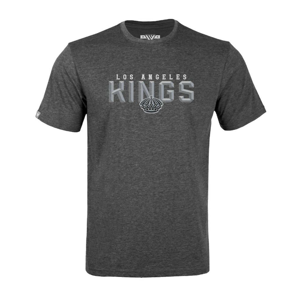 Los Angeles Kings Levelwear Richmond Carve T-Shirt - Athletic Heather Gray - NHL