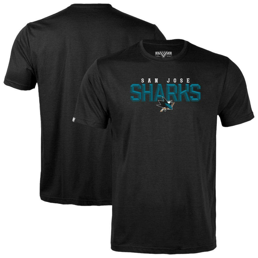 San Jose Sharks Levelwear Richmond Carve T-Shirt - Black - NHL