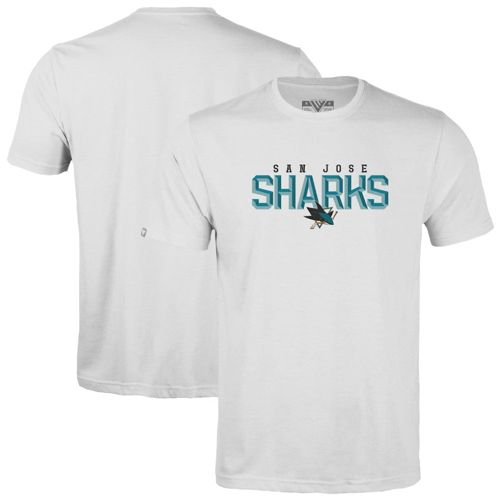 San Jose Sharks Levelwear Richmond Carve T-Shirt - White - NHL