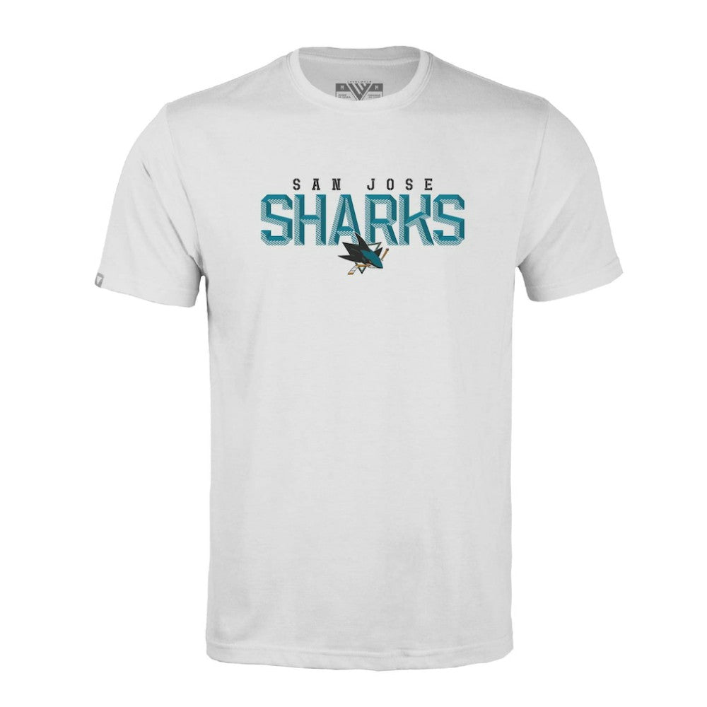 San Jose Sharks Levelwear Richmond Carve T-Shirt - White - NHL
