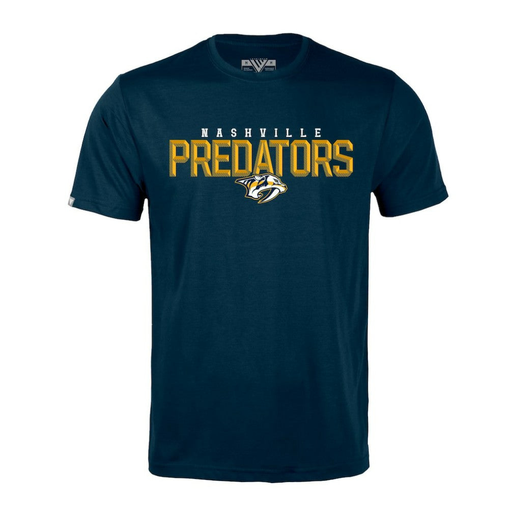 Nashville Predators Levelwear Richmond Carve T-Shirt - Navy - NHL