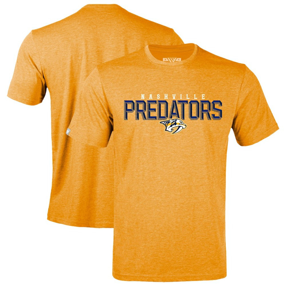 Nashville Predators Levelwear Richmond Carve T-Shirt - Gold - NHL