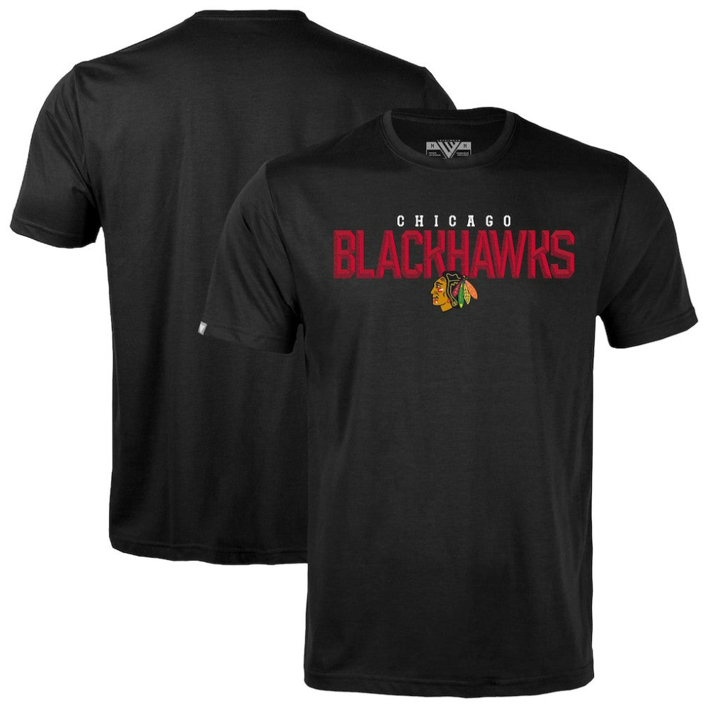 Chicago Blackhawks Levelwear Richmond Carve T-Shirt - Black - NHL