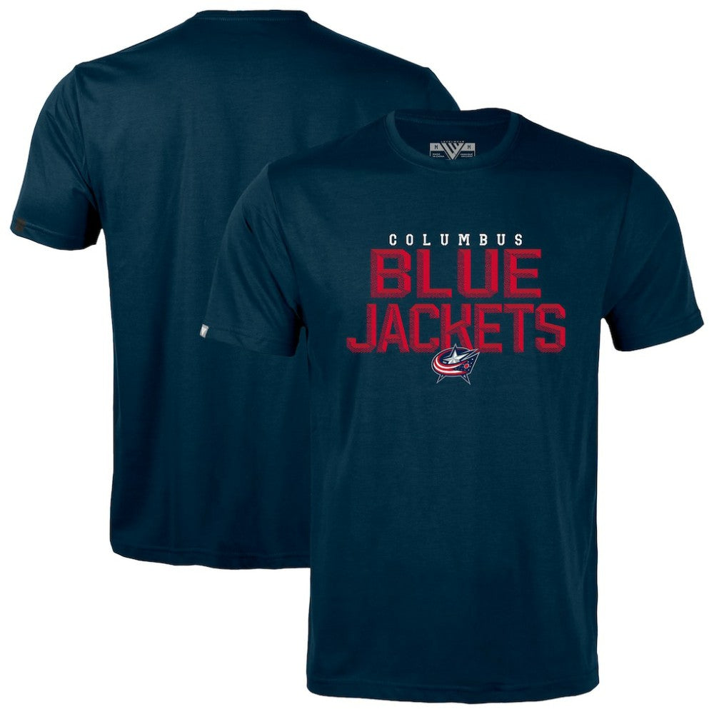 Columbus Blue Jackets Levelwear Richmond Carve T-Shirt - Navy - NHL